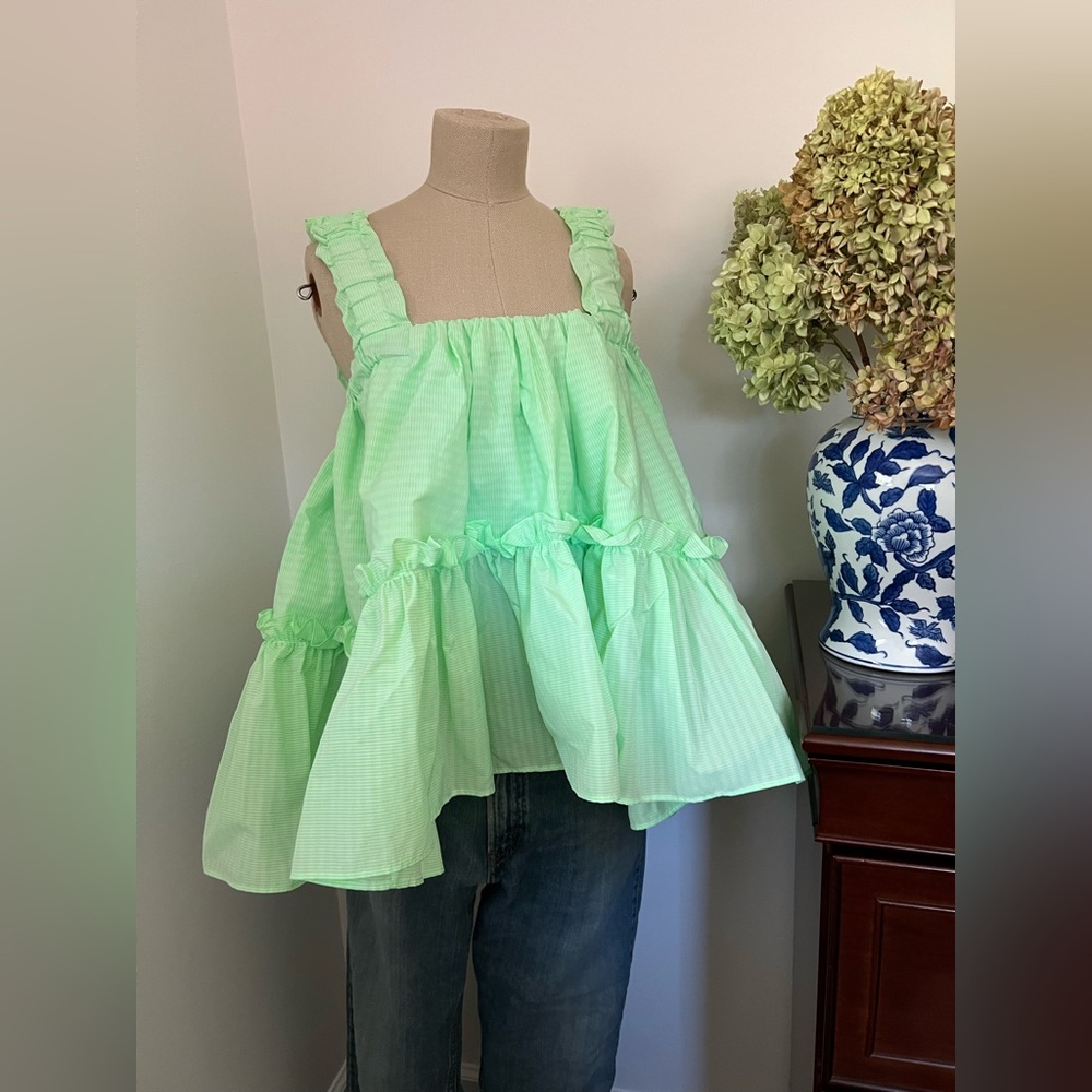 BROGGER Olive Top, size L